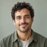 Illustrative travel filmmaker portrait